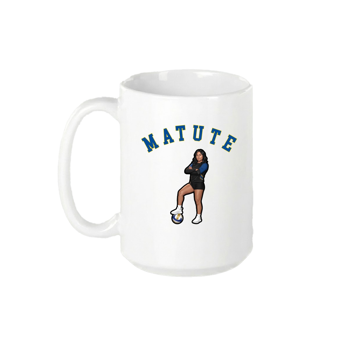 15oz Coffee Mug — Shirsey Arch in White