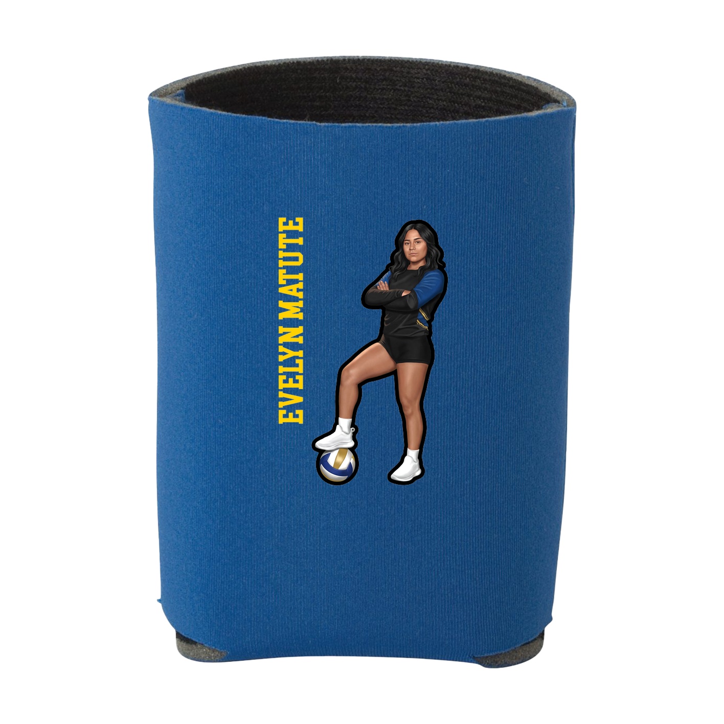 Can Holder — Name Vertical in Royal