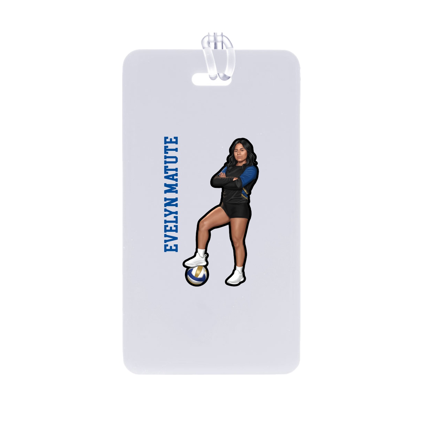 Bag Tag — Name Vertical in Classic