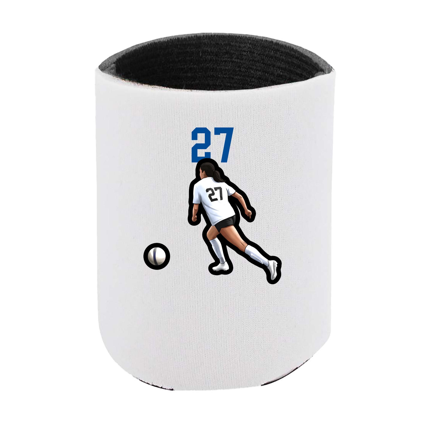 Can Holder — Number Top in White