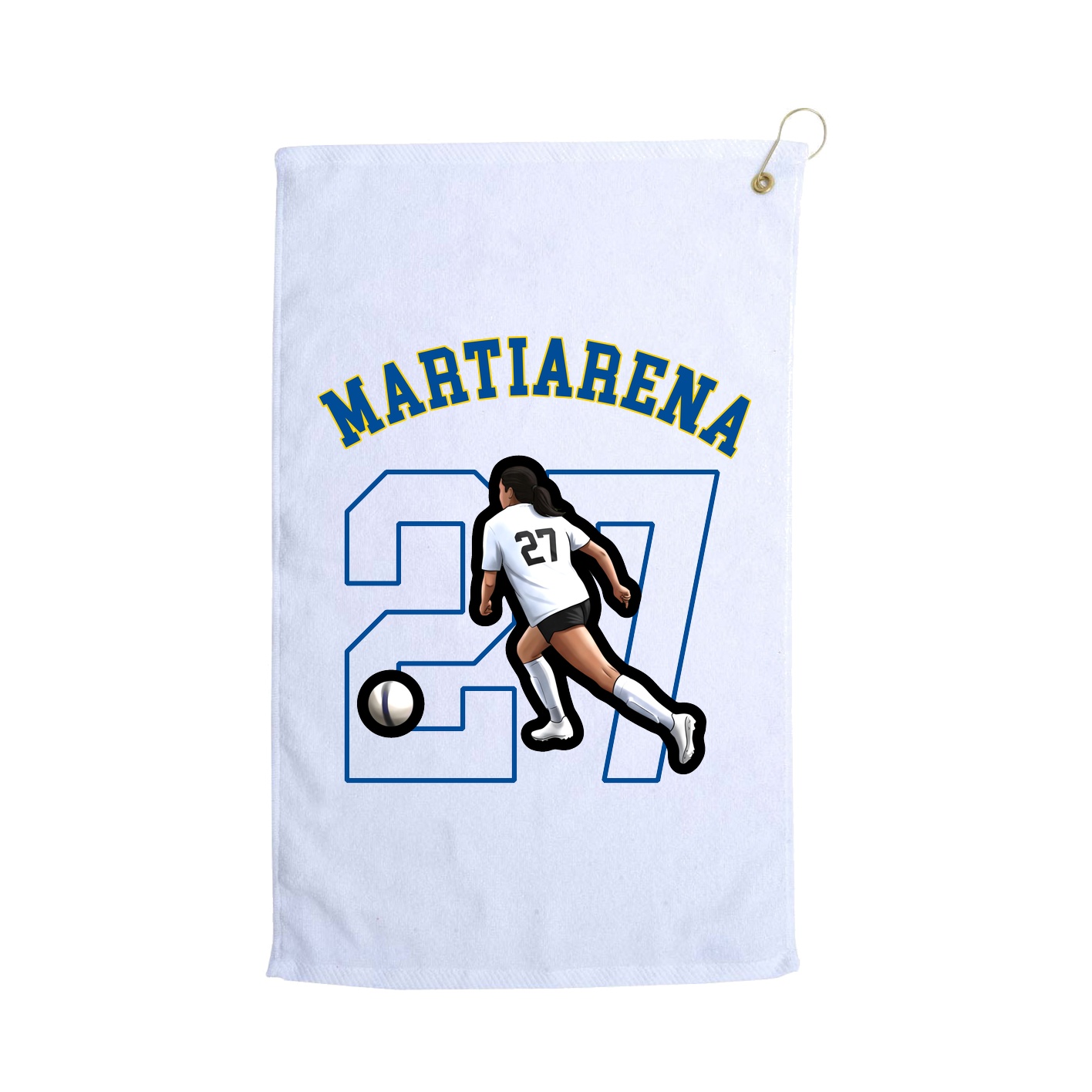 Golf Towel — Shirsey Arch in White