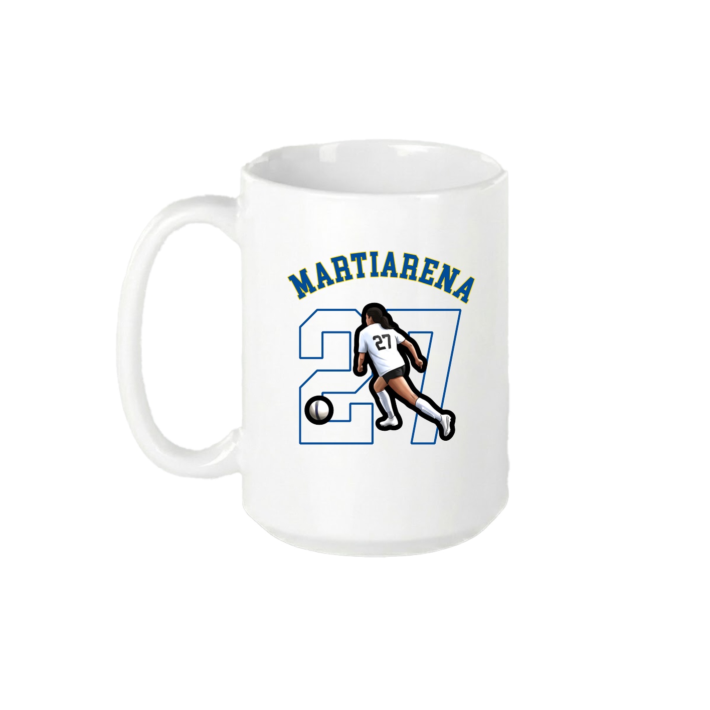 15oz Coffee Mug — Shirsey Arch in White
