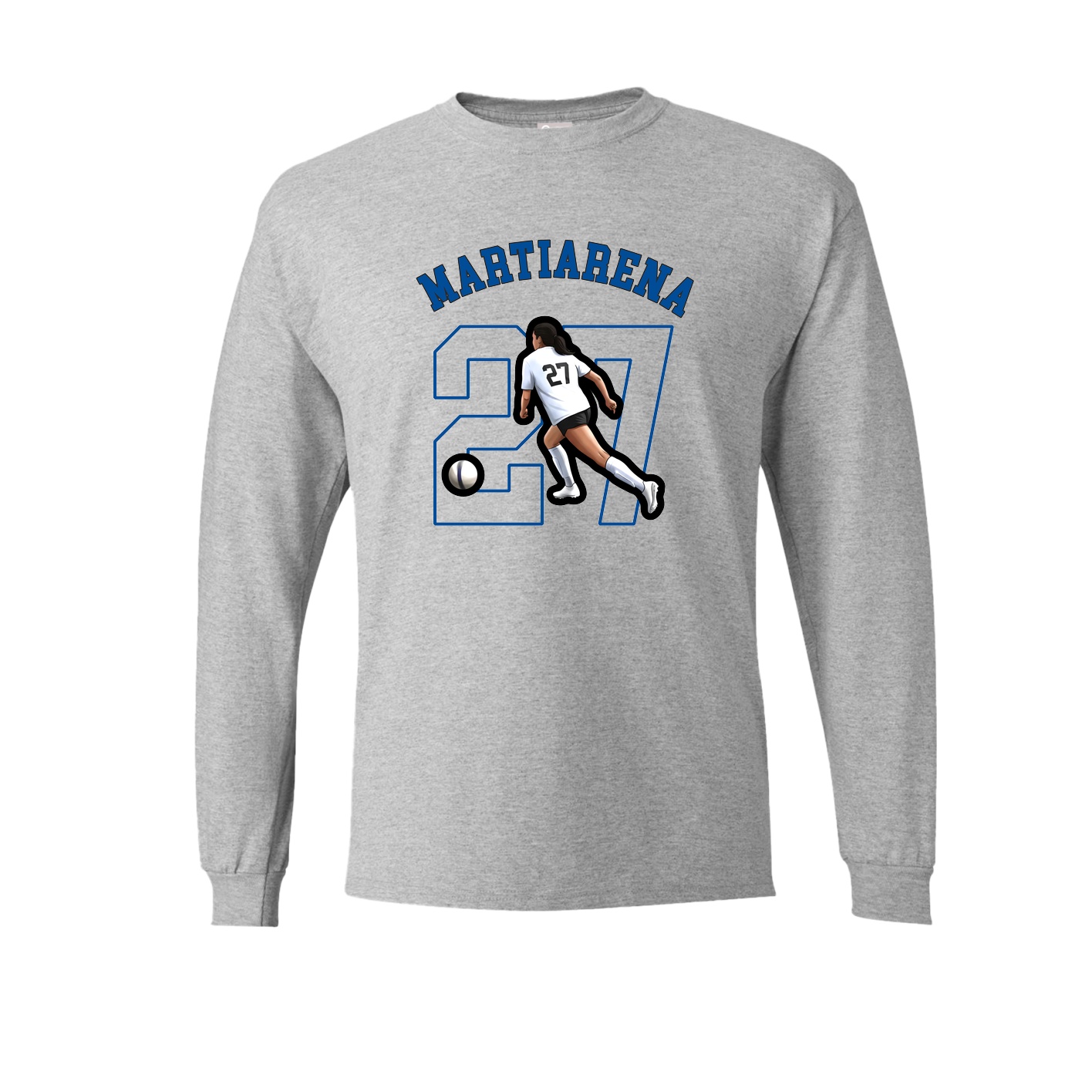 Long Sleeve Tee — Shirsey Arch in Grey
