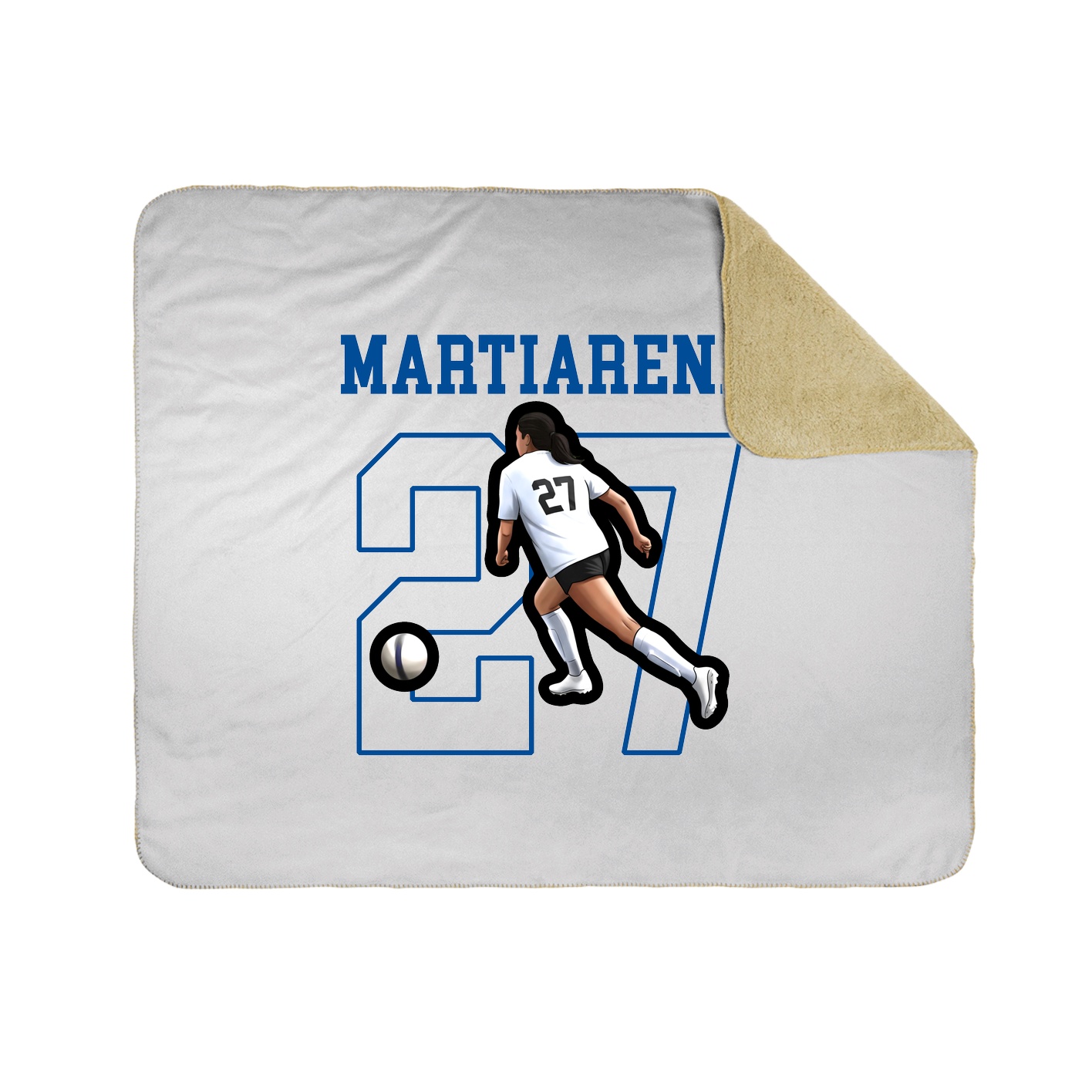 Throw Blanket — Shirsey in White