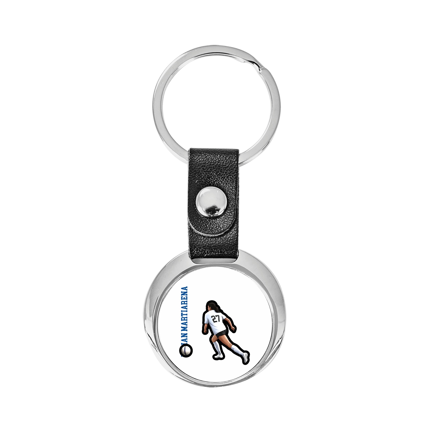 Key Chain — Name Vertical in Classic