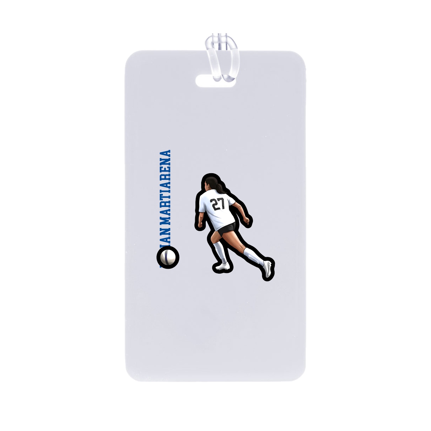 Bag Tag — Name Vertical in Classic