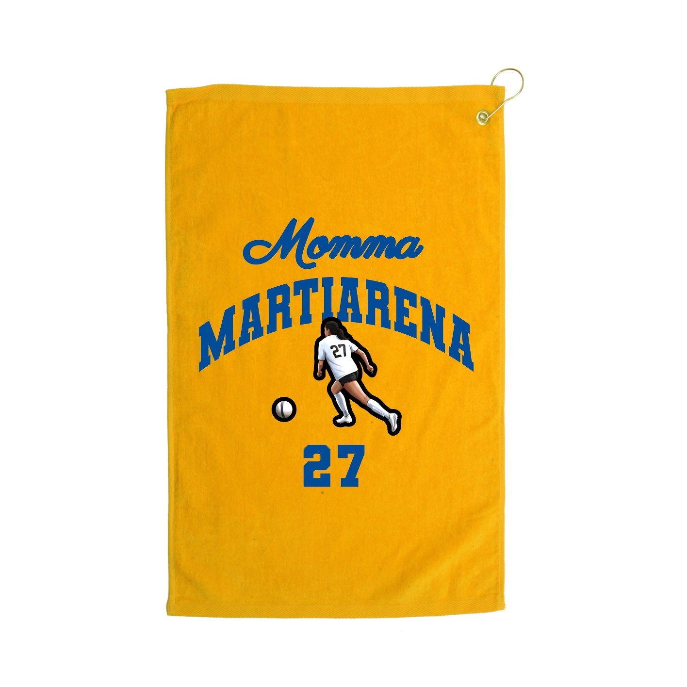 Golf Towel — Mothers Day Arch in Gold