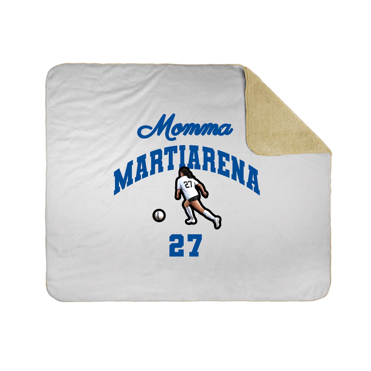 Throw Blanket — Mothers Day Arch in White