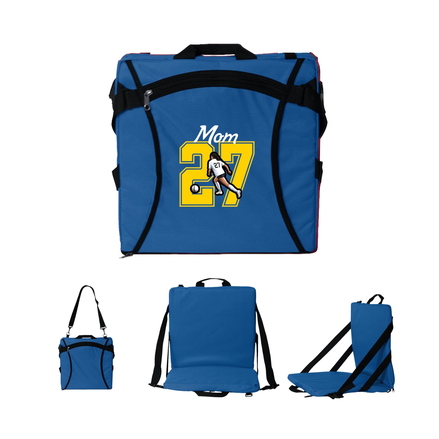Folding Stadium Seat — Mothers Day Shirsey in Royal