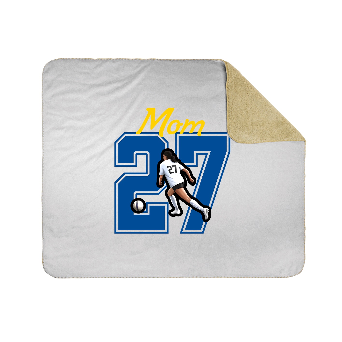 Throw Blanket — Mothers Day Shirsey in White