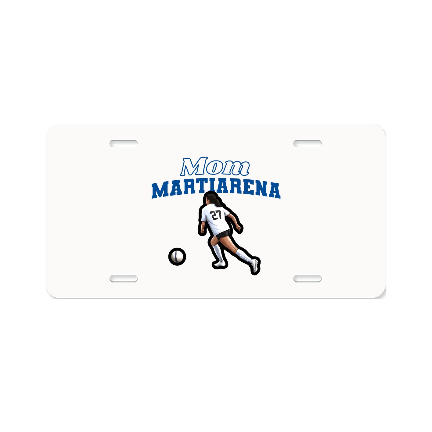 License Plate — Mothers Day Block in Classic