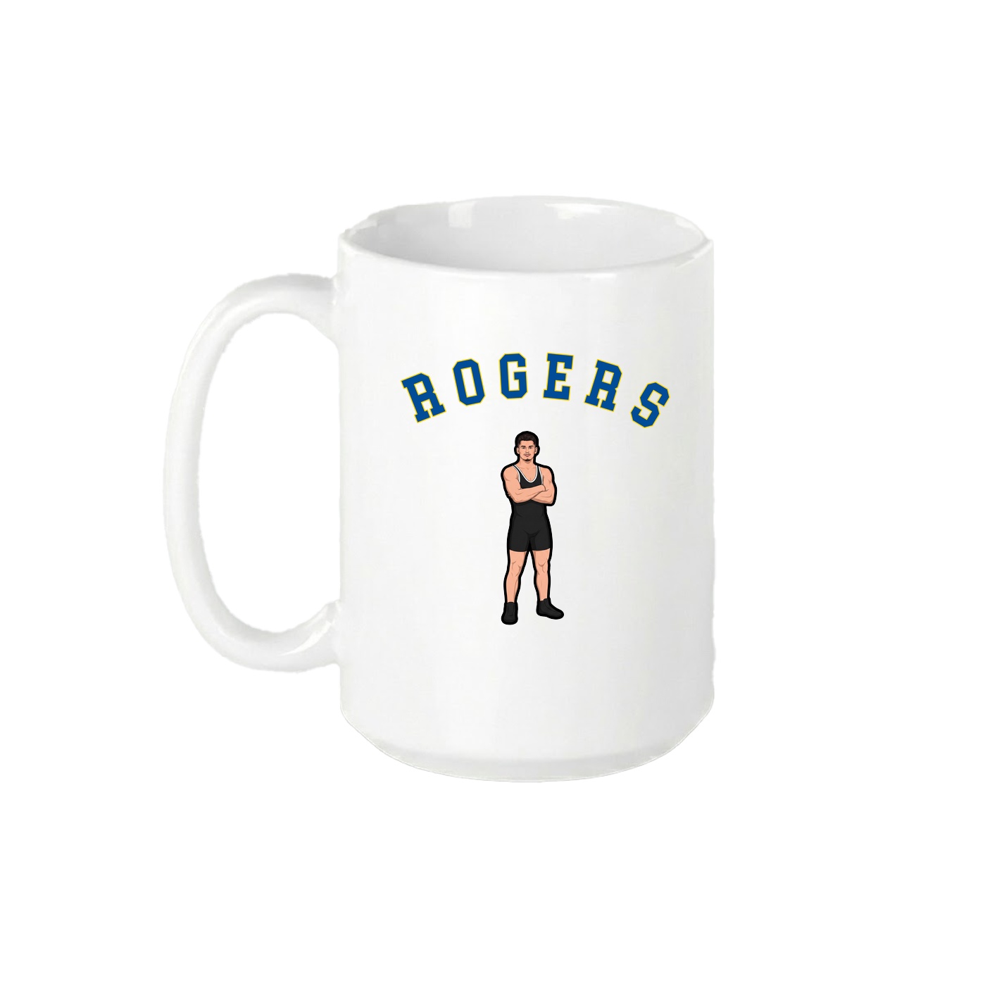 15oz Coffee Mug — Shirsey Arch in White