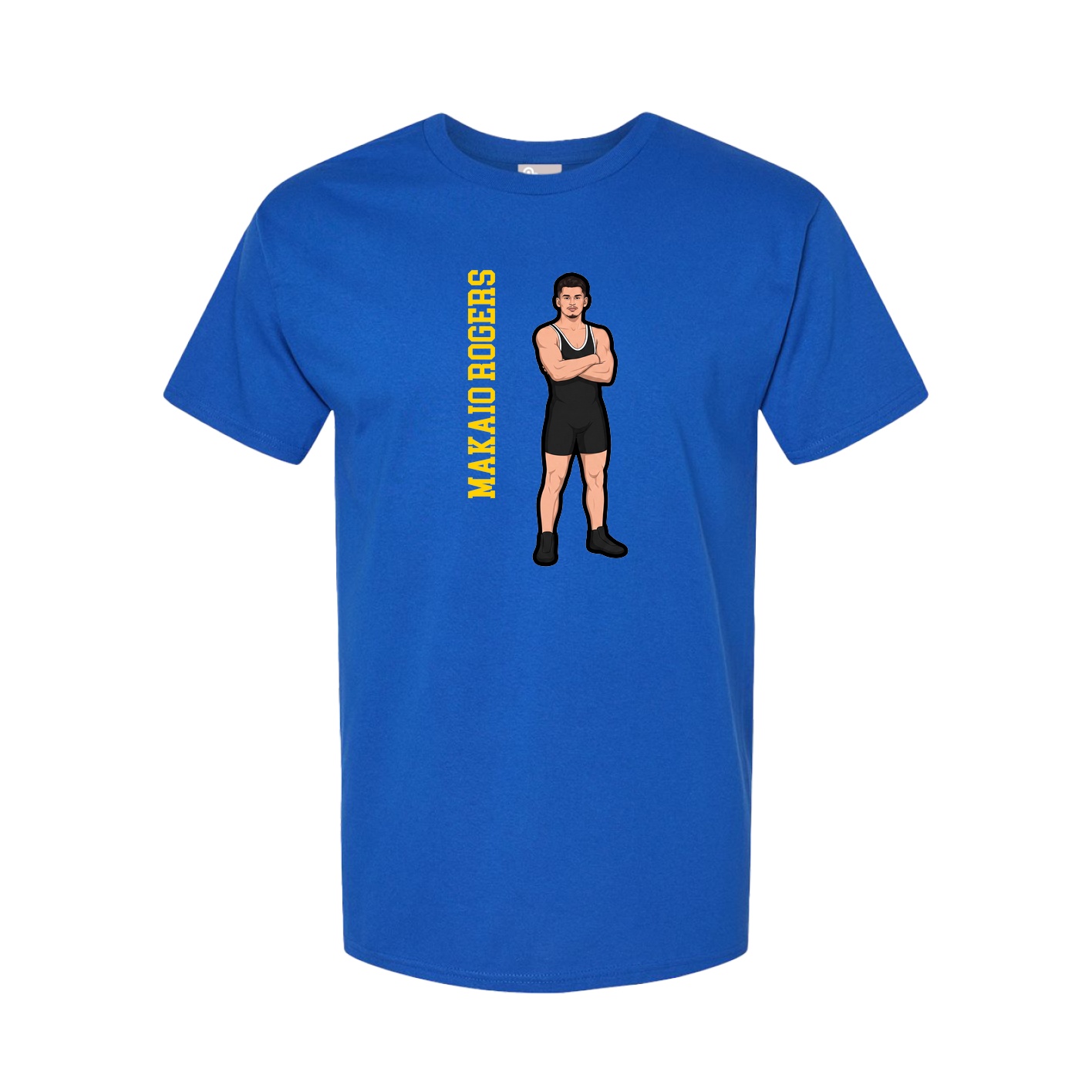 Tee — Name Vertical in Royal