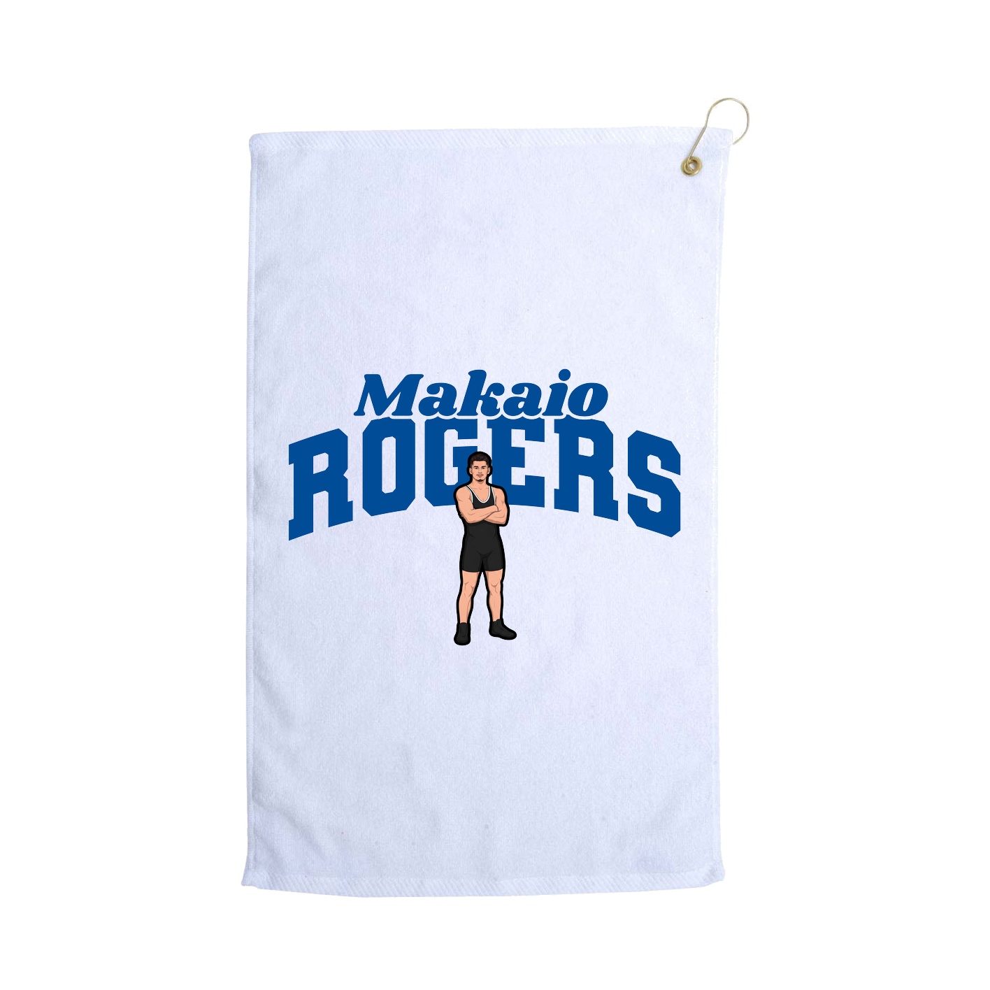 Golf Towel — Signature Arch in White