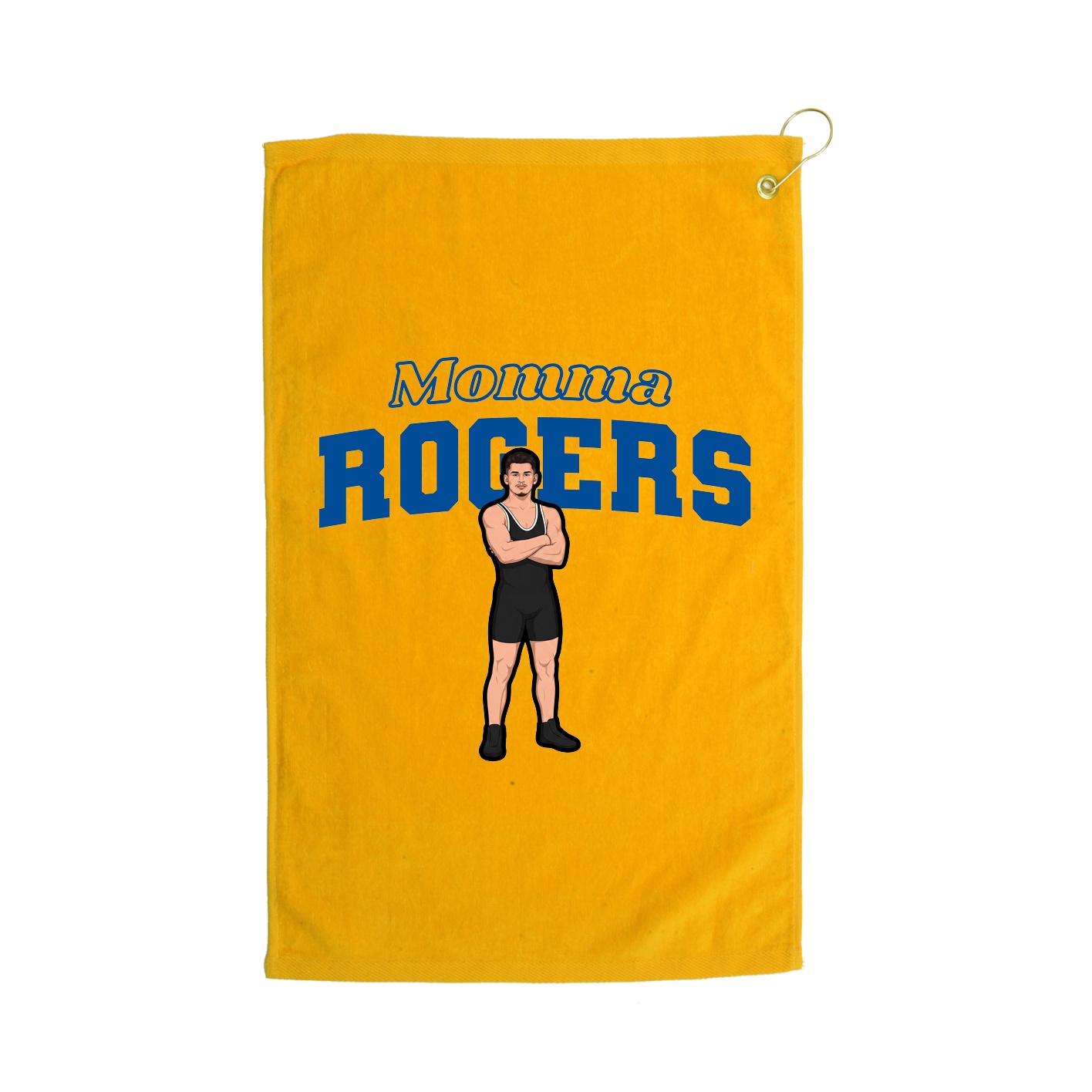 Golf Towel — Mothers Day Block in Gold