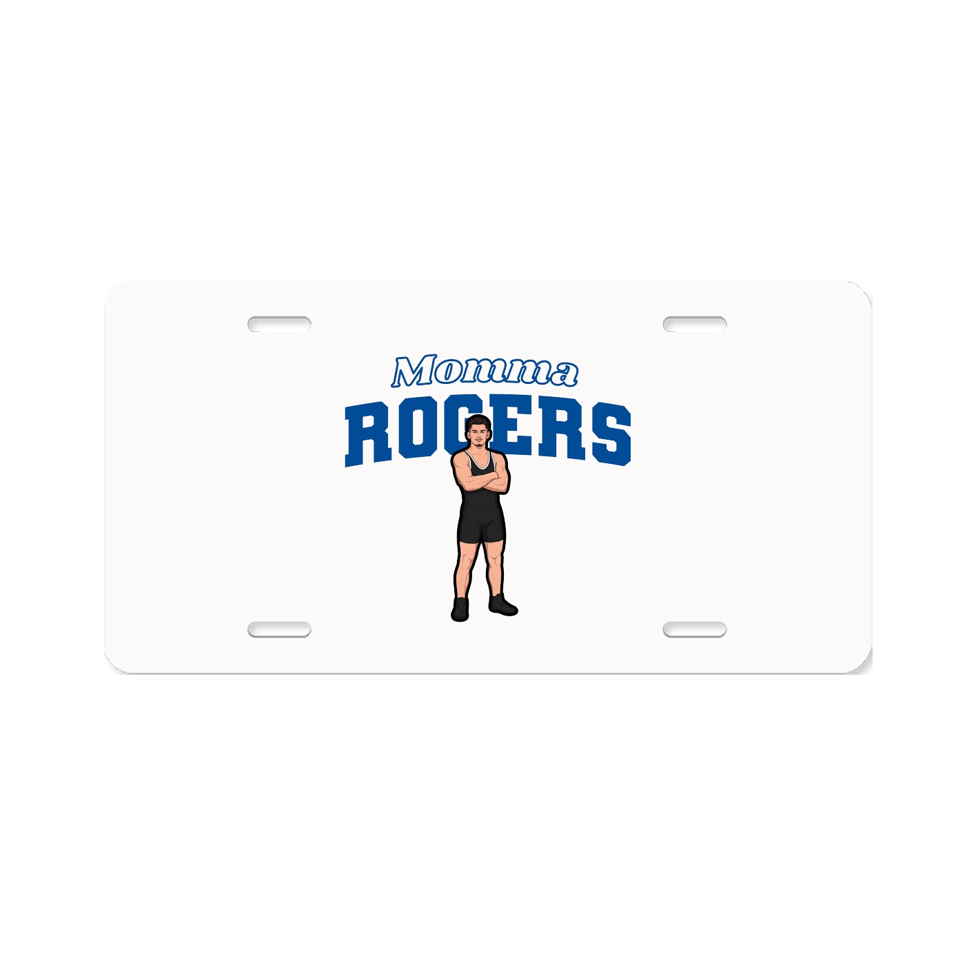 License Plate — Mothers Day Block in Classic