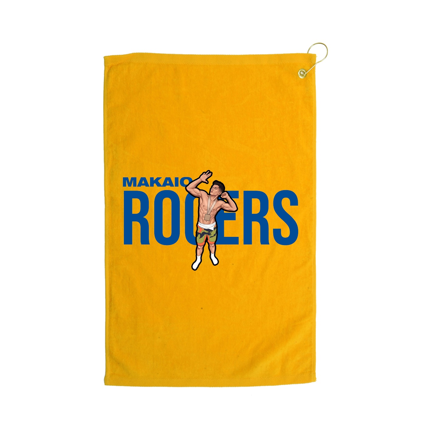 Golf Towel — Player Name in Gold