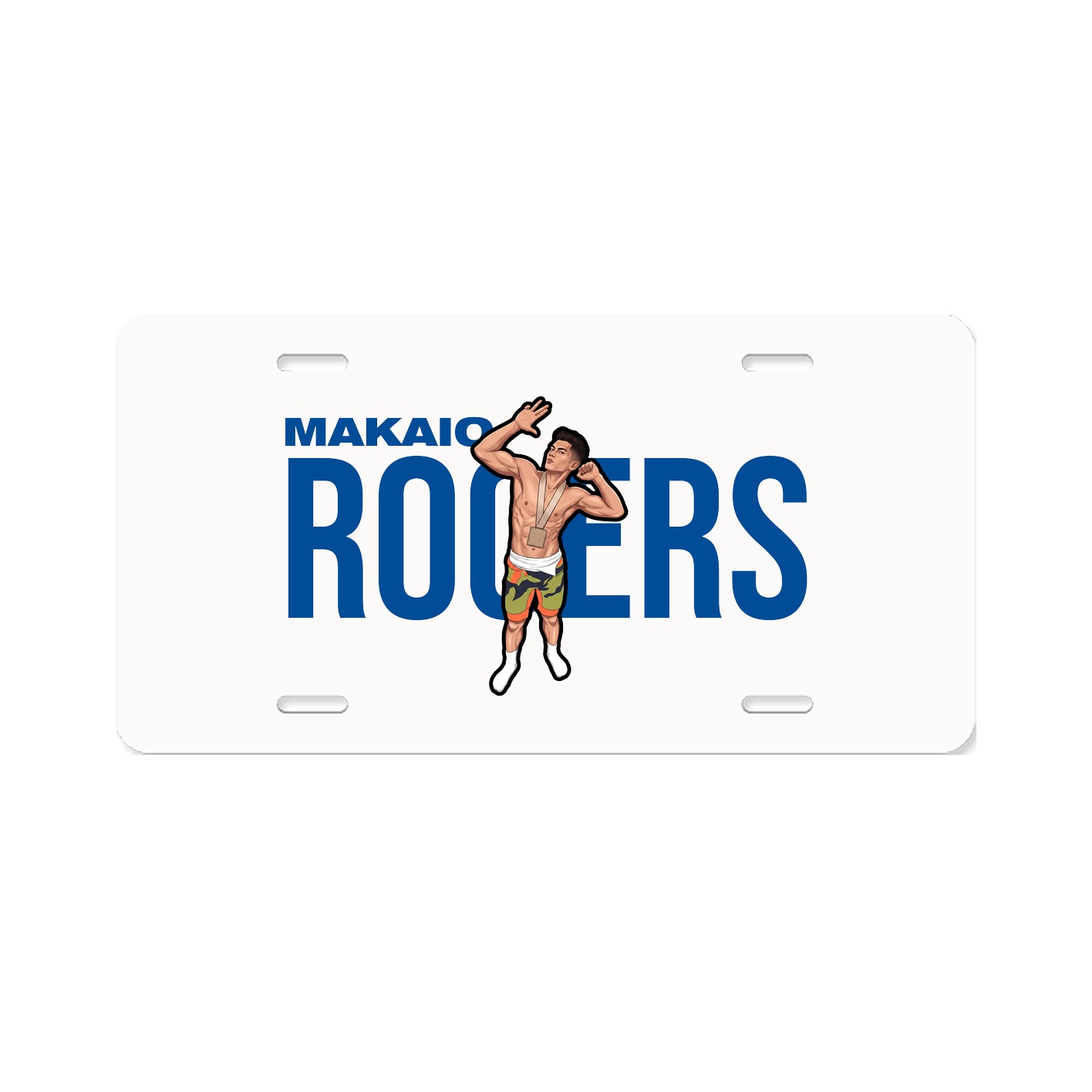 License Plate — Player Name in Classic