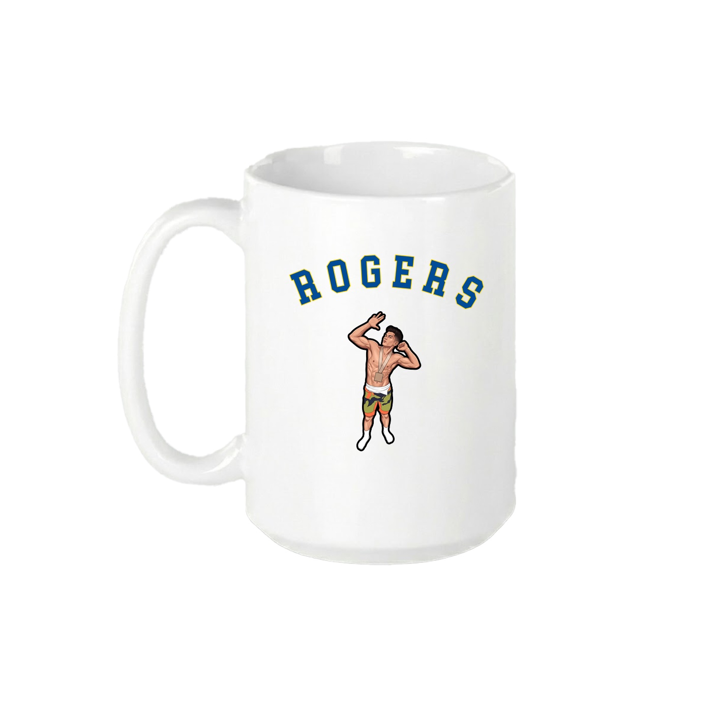 15oz Coffee Mug — Shirsey Arch in White