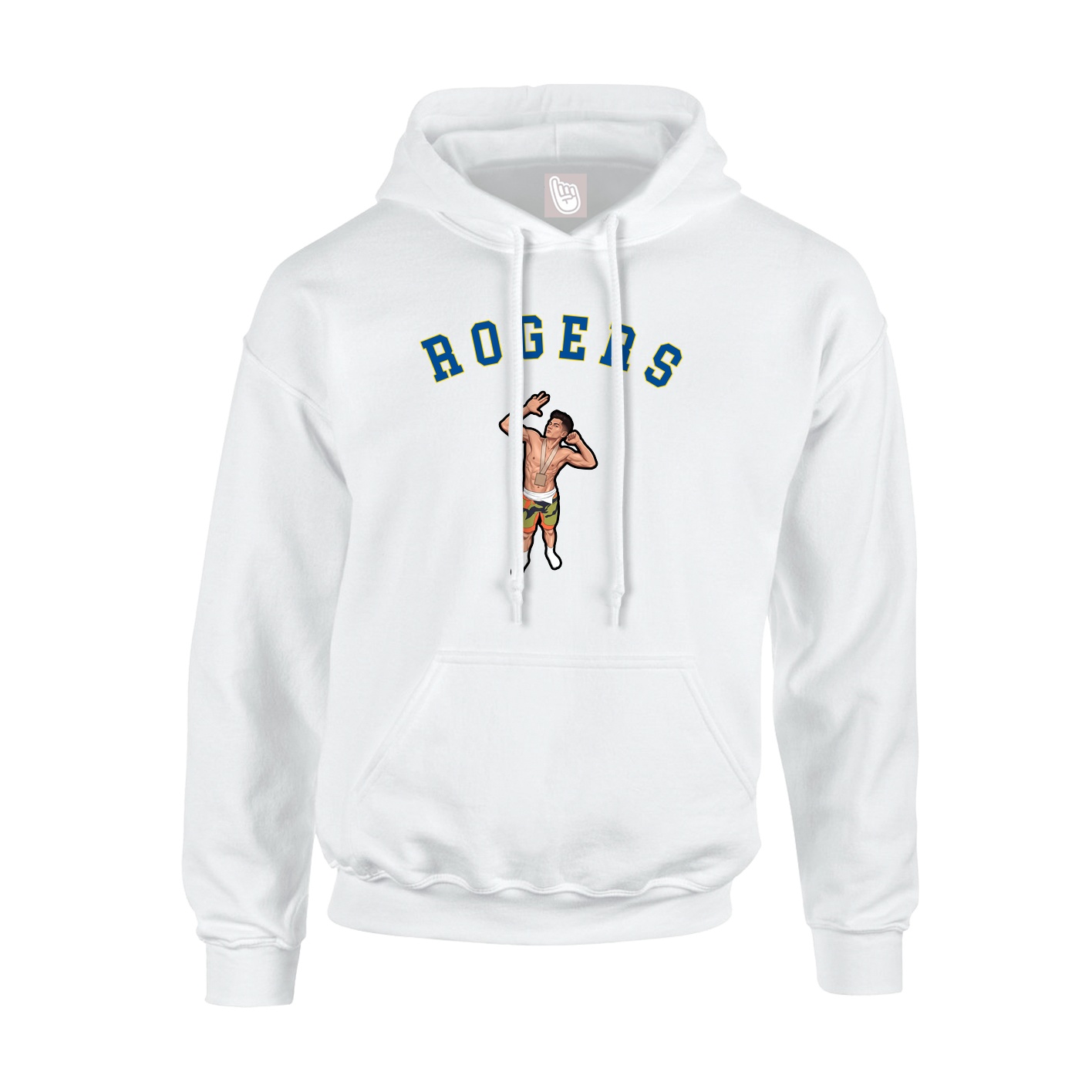 Hoodie — Shirsey Arch in White