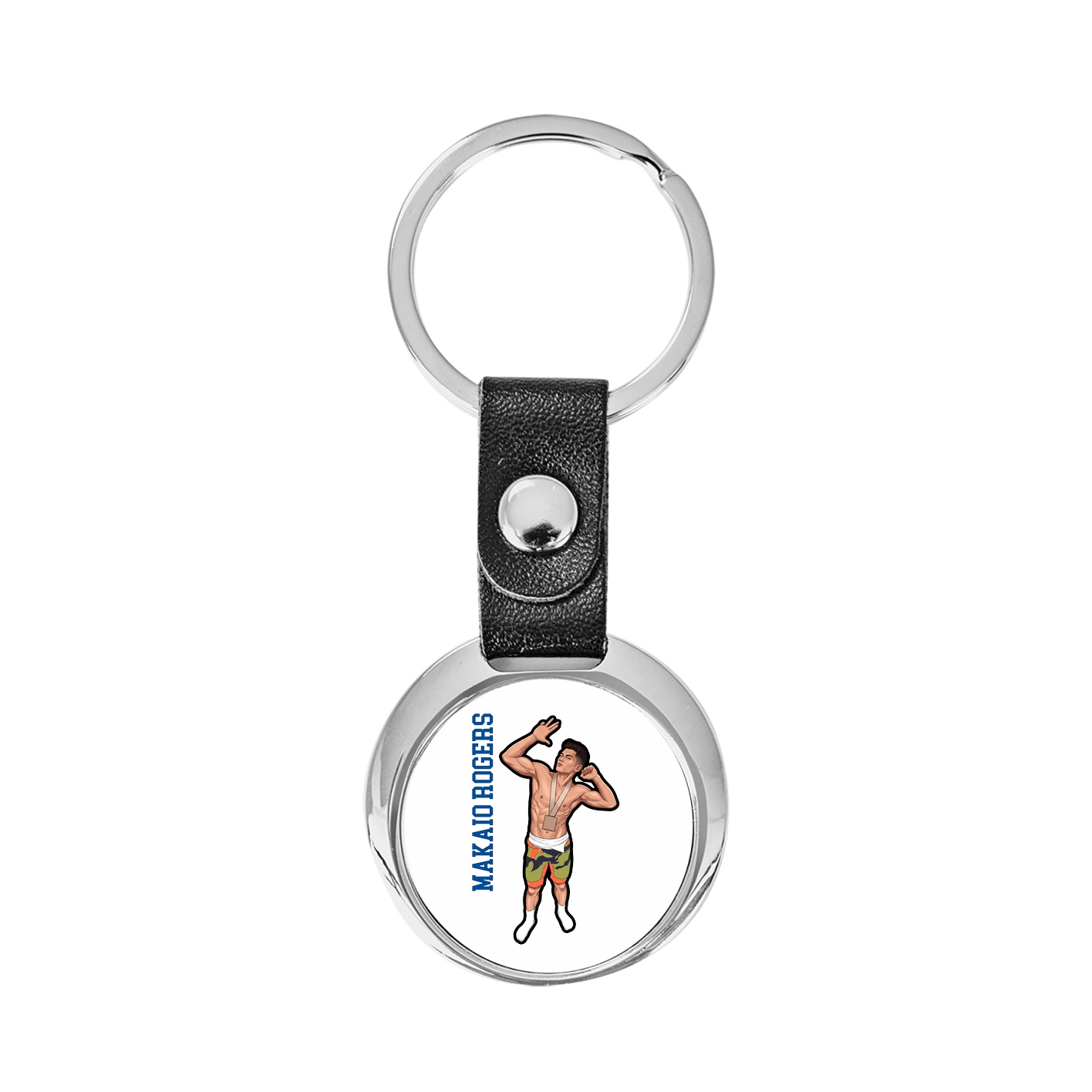 Key Chain — Name Vertical in Classic