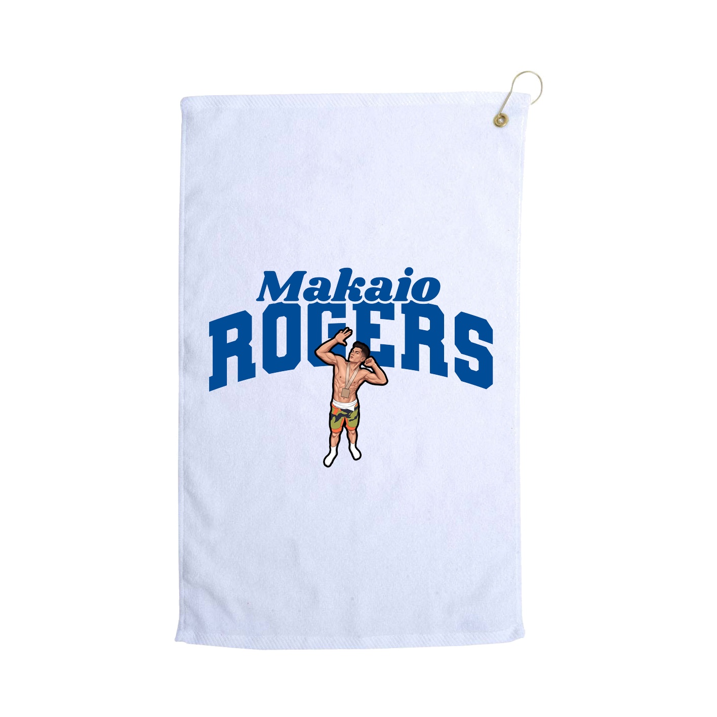 Golf Towel — Signature Arch in White