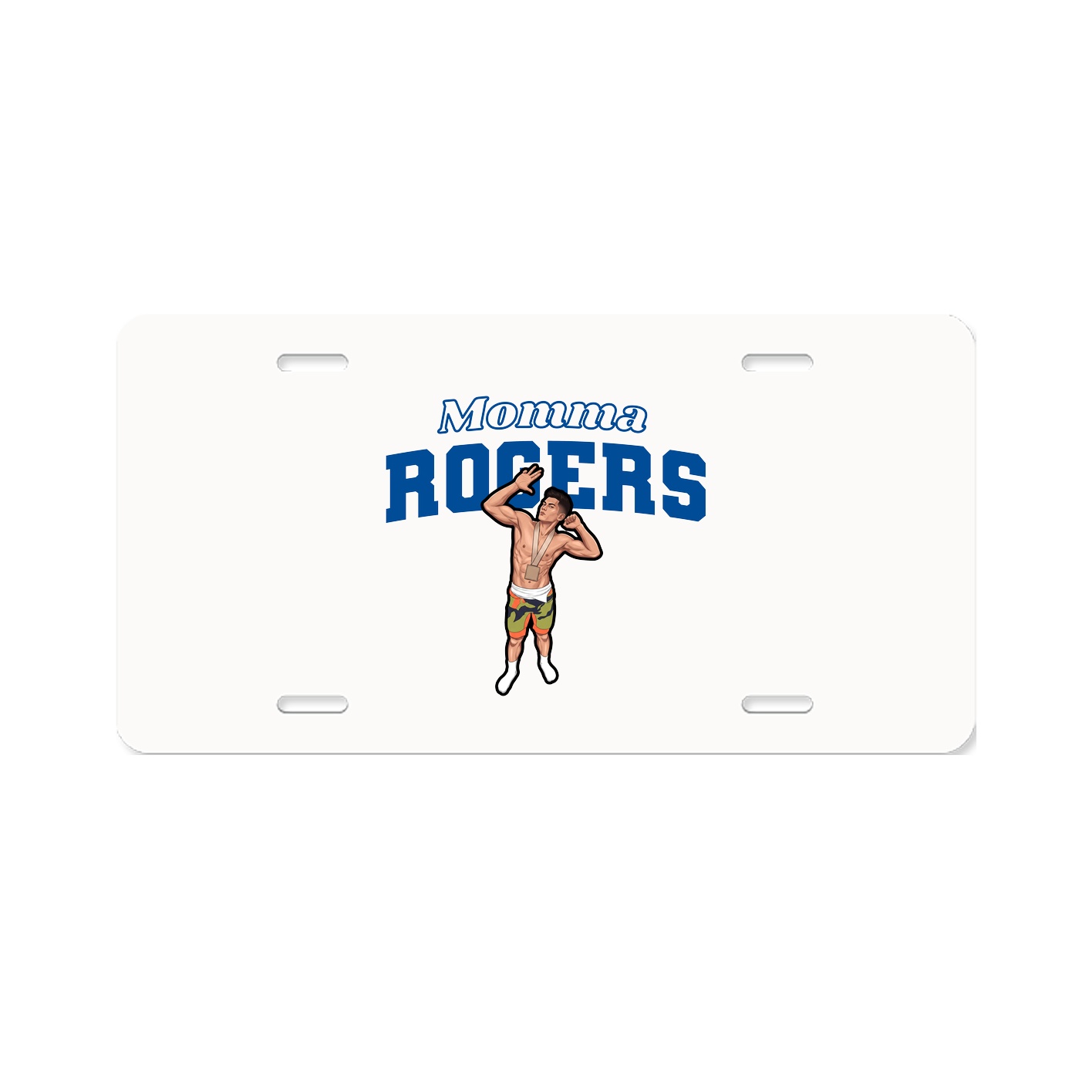 License Plate — Mothers Day Block in Classic