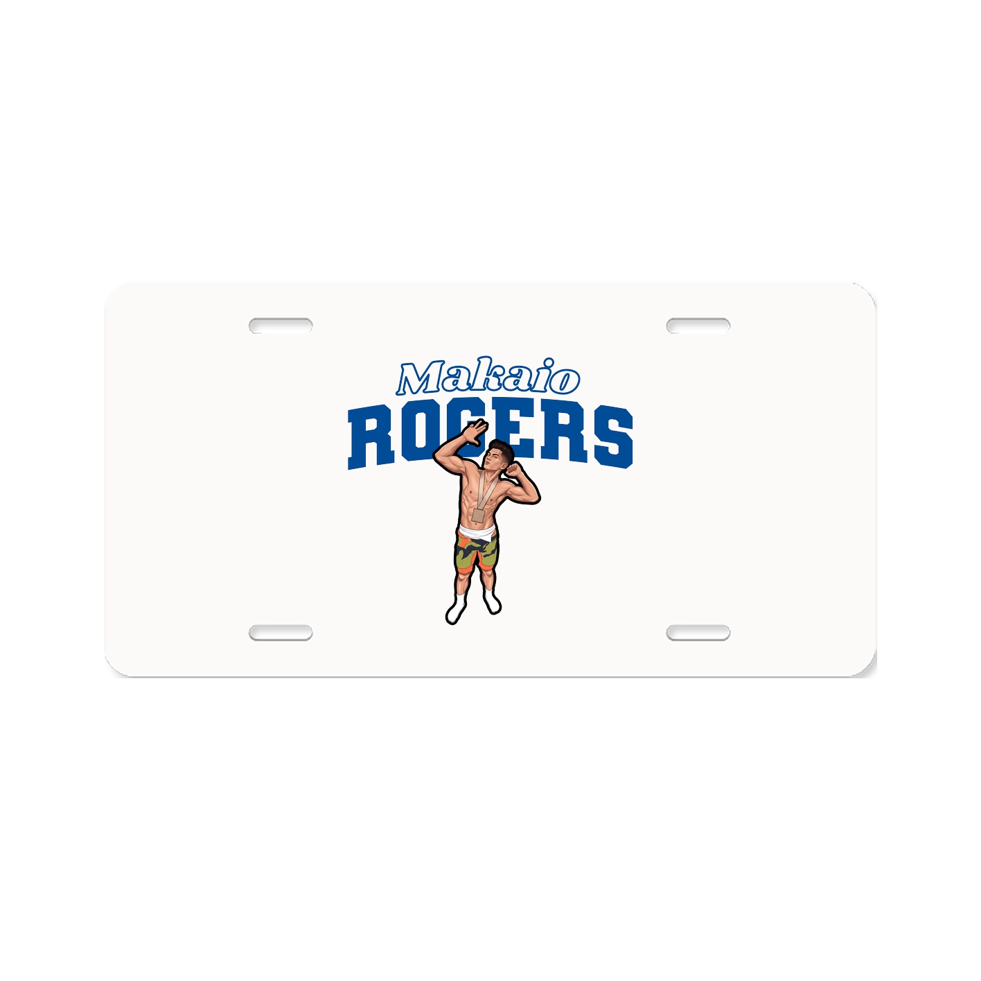 License Plate — Name Arch in Classic