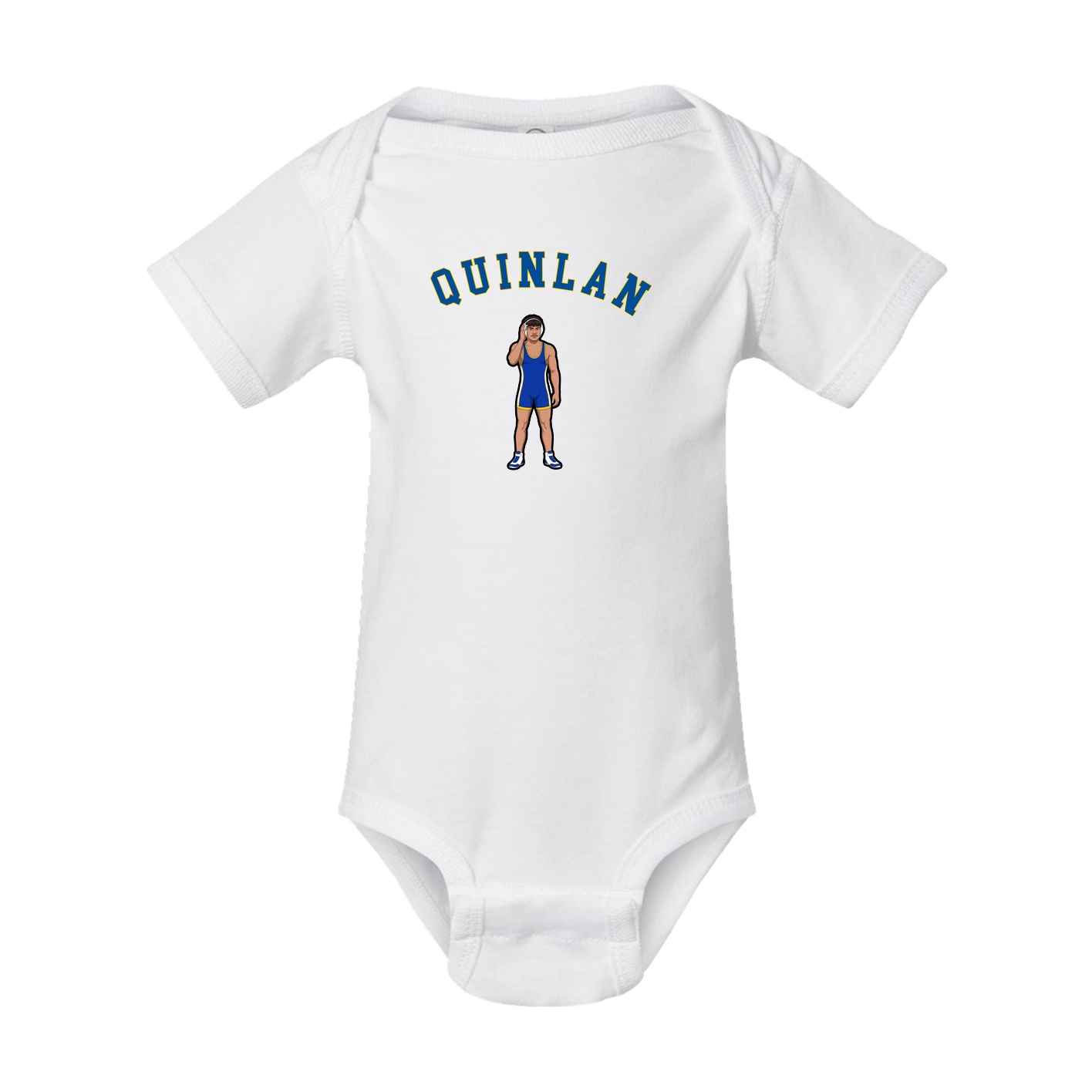 Baby Onesie — Shirsey Arch in White