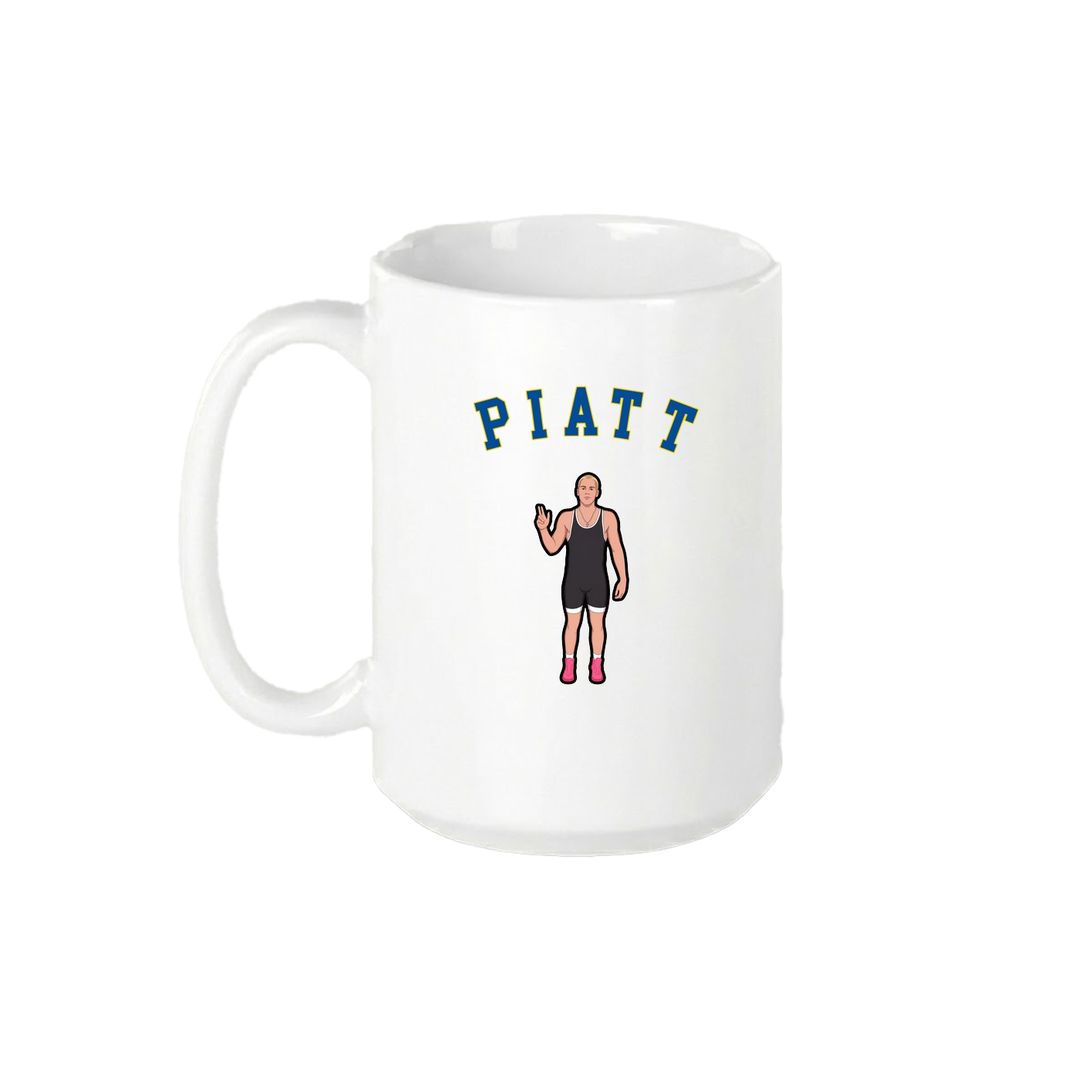 15oz Coffee Mug — Shirsey Arch in White