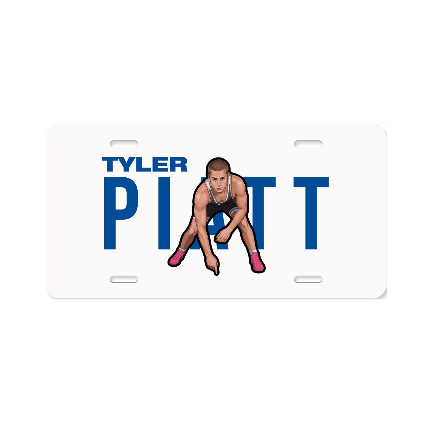 License Plate — Player Name in Classic