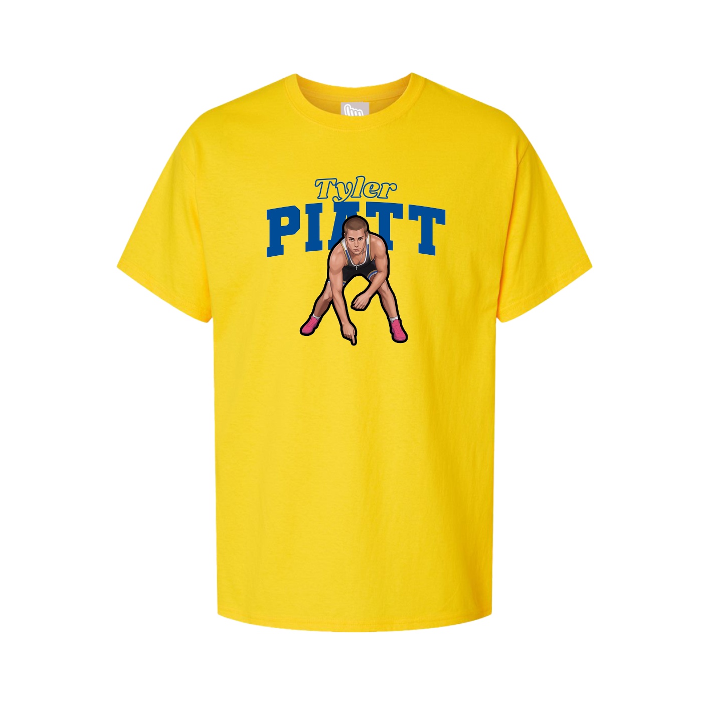 Youth Tee — Name Arch in Gold