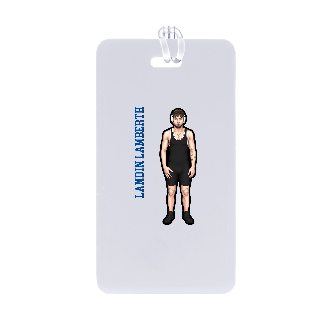 Bag Tag — Name Vertical in Classic