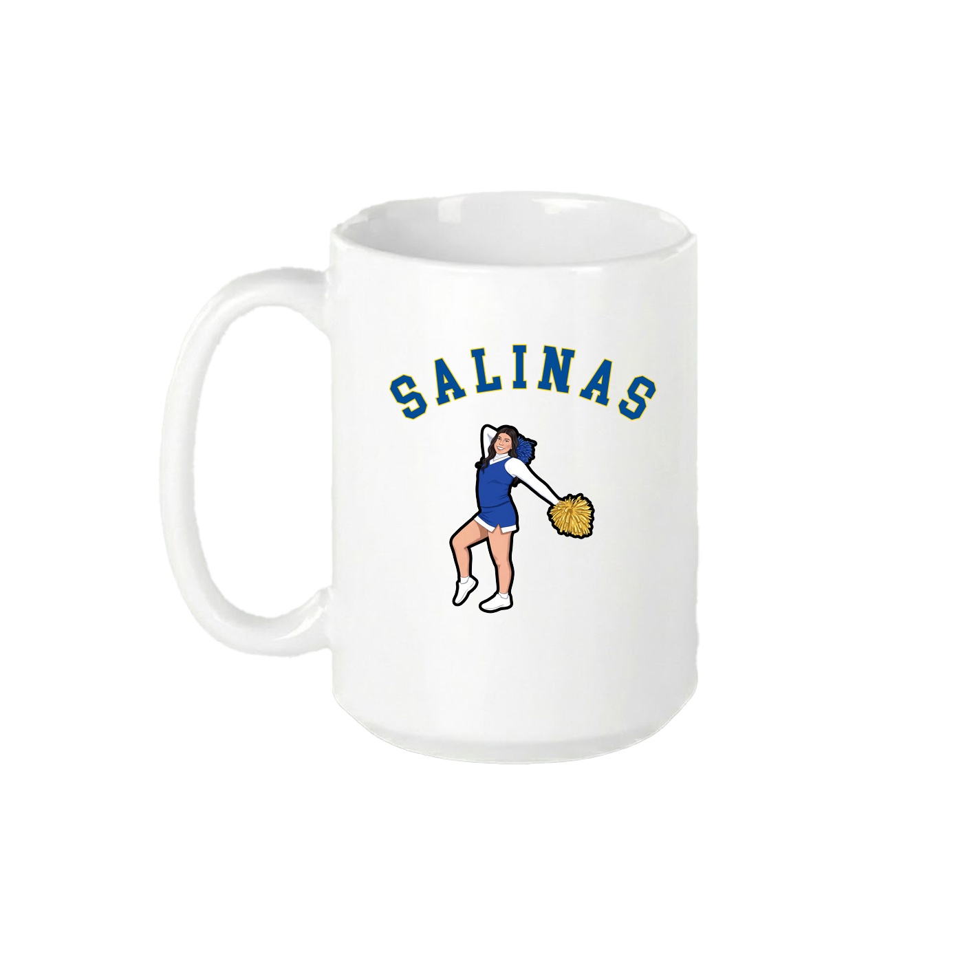 15oz Coffee Mug — Shirsey Arch in White