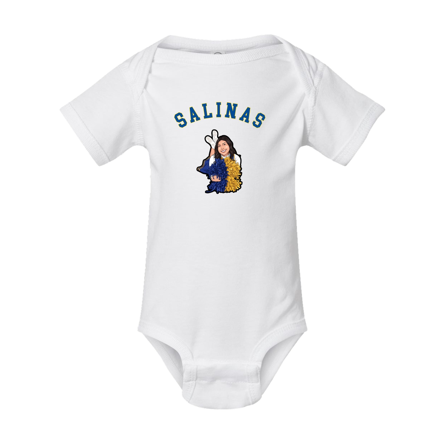 Baby Onesie — Shirsey Arch in White
