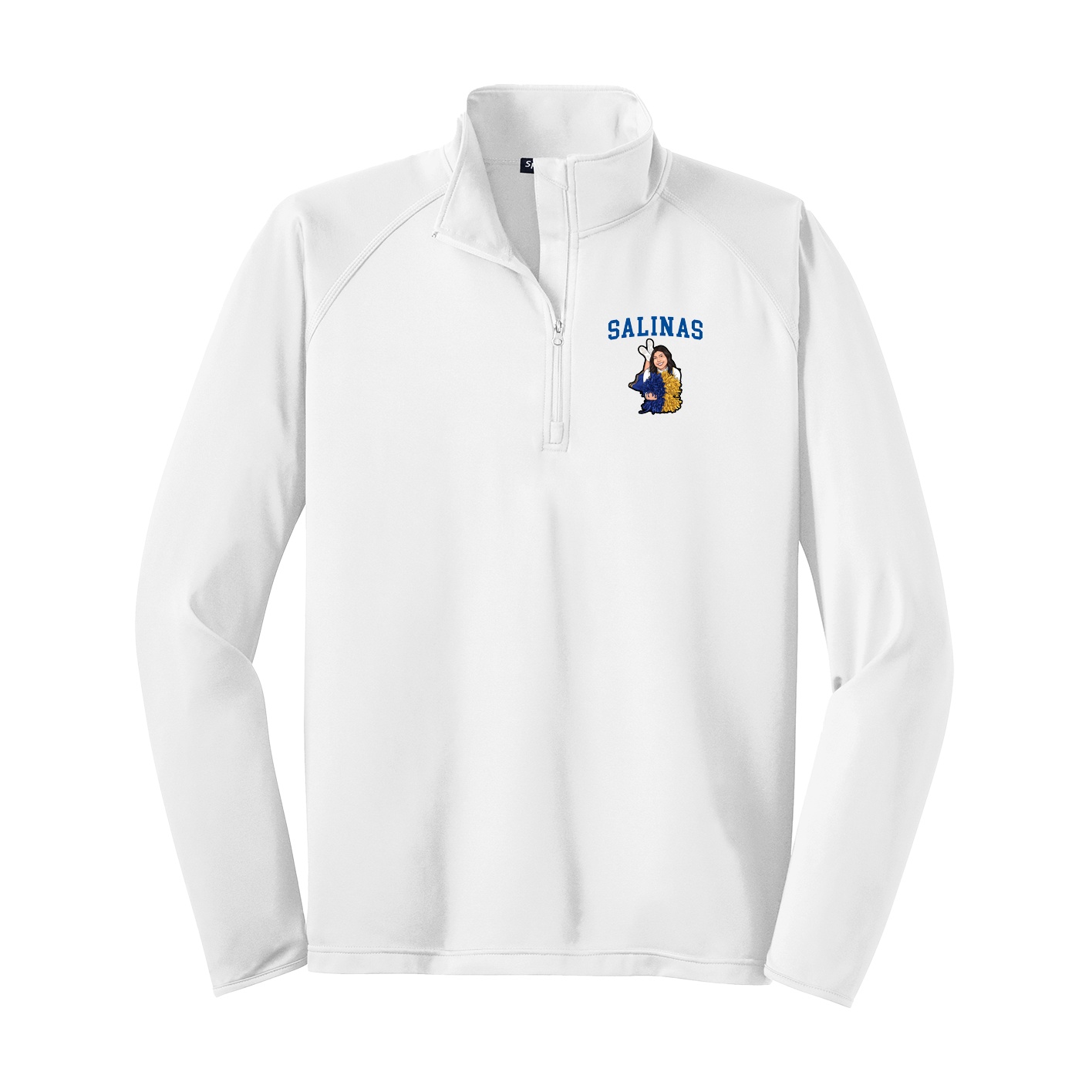 Q-Zip Pullover — Shirsey in White