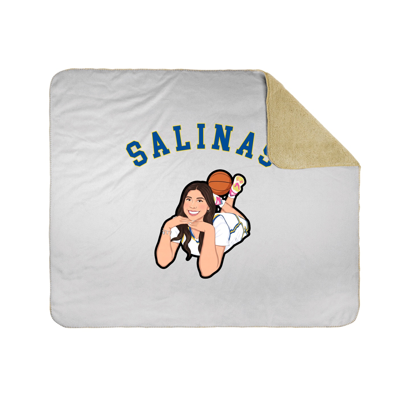 Throw Blanket — Shirsey Arch in White
