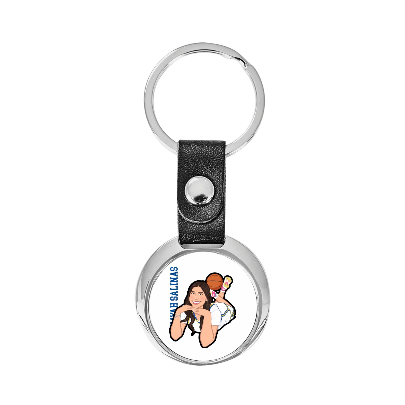 Key Chain — Name Vertical in Classic
