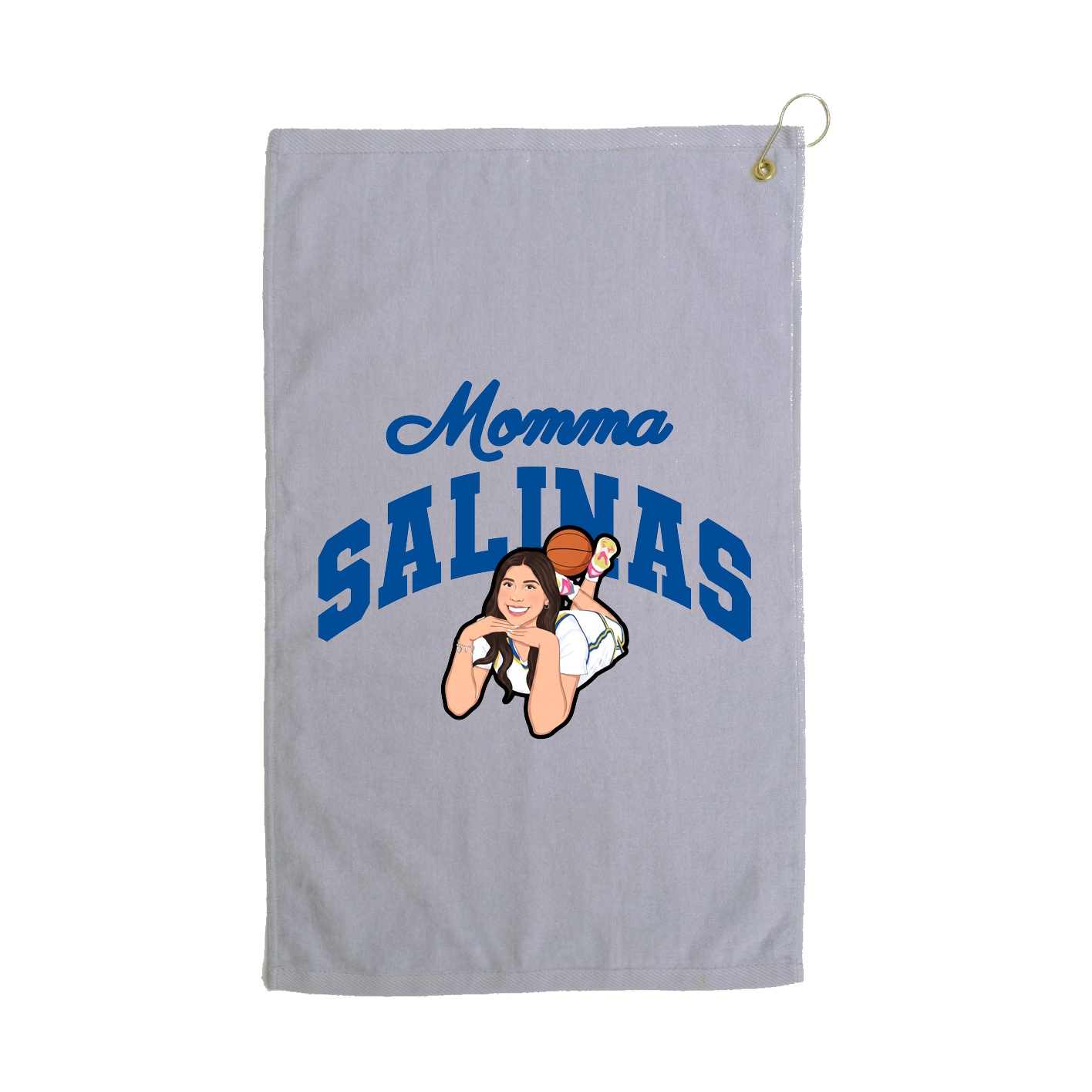 Golf Towel — Mothers Day Arch in Grey