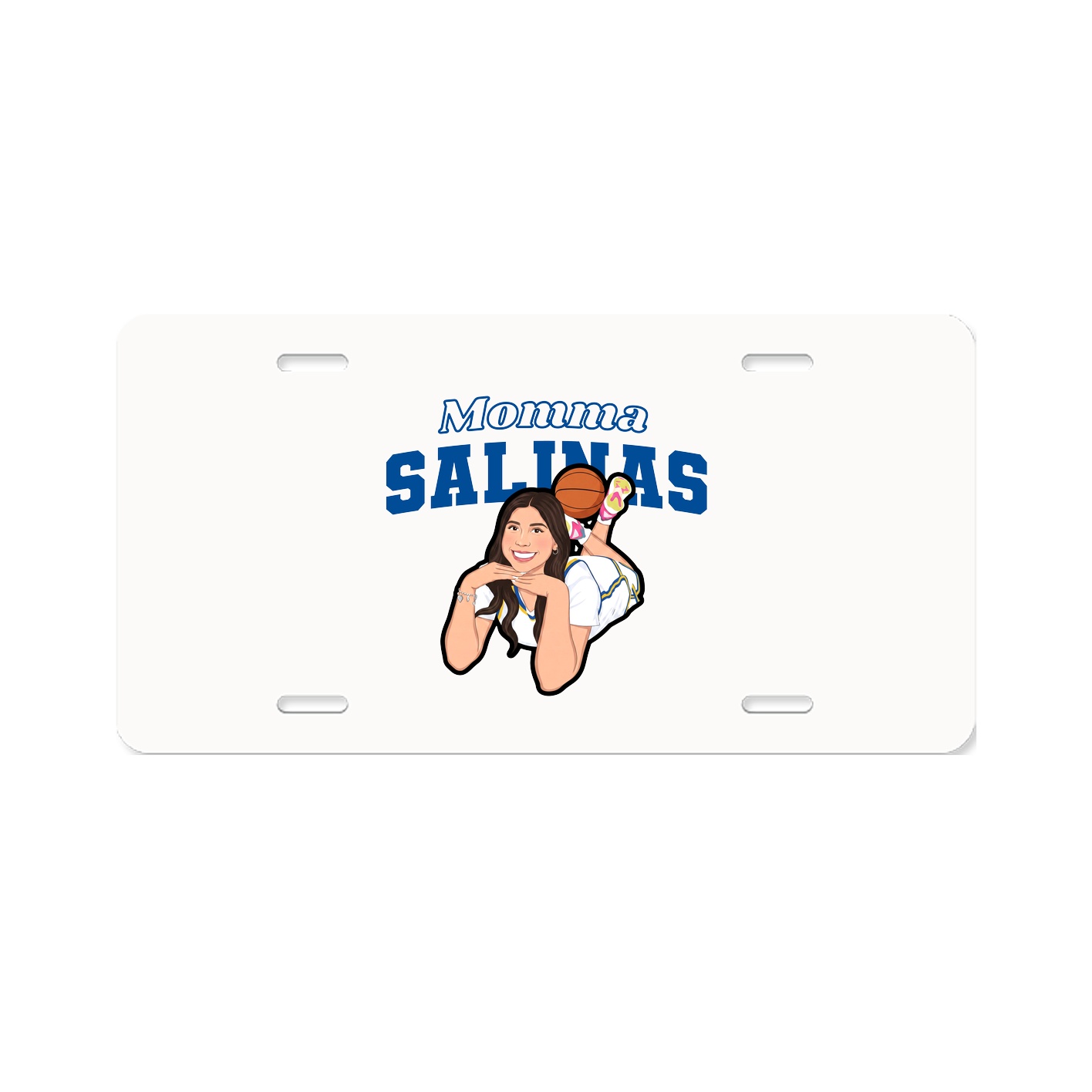 License Plate — Mothers Day Block in Classic