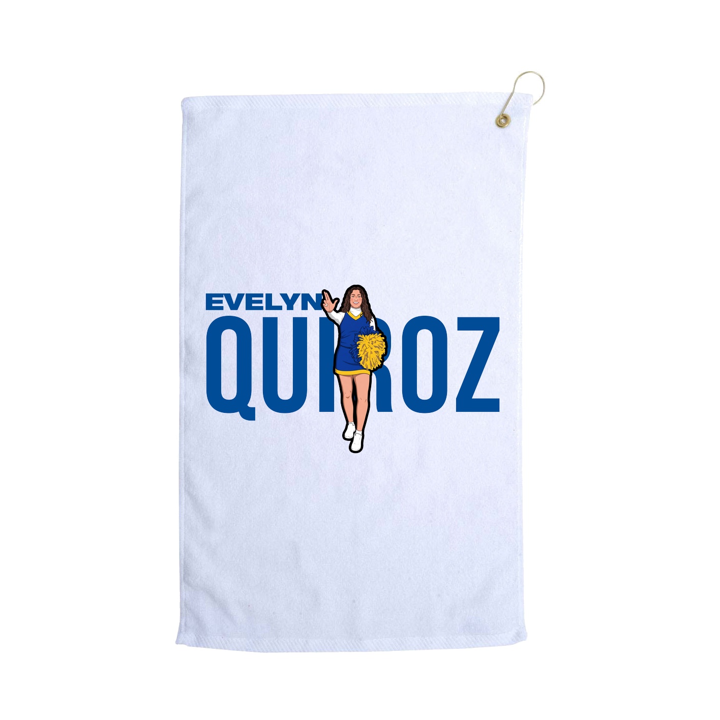 Golf Towel — Player Name in White
