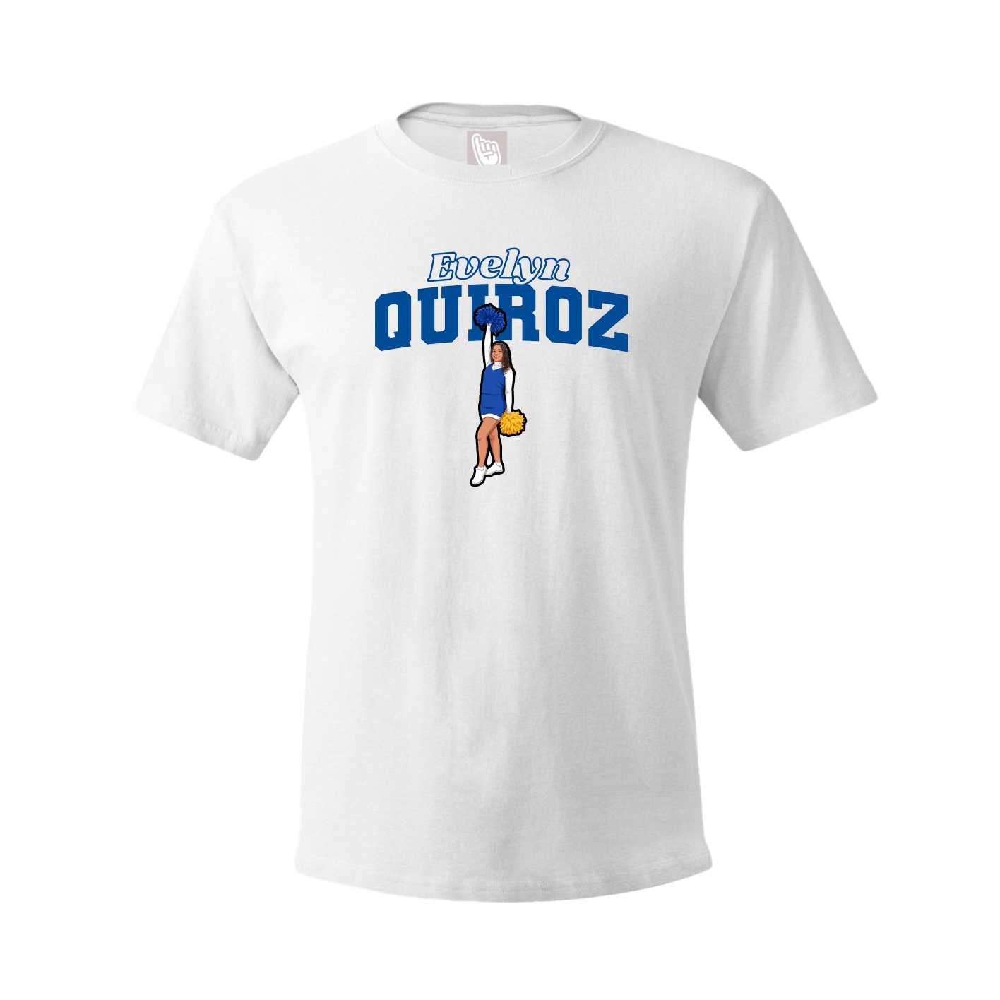Tee — Name Arch in White