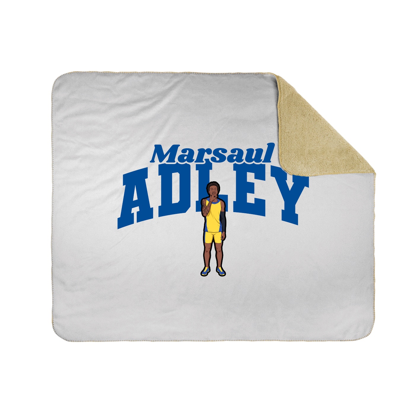 Throw Blanket — Signature Arch in White