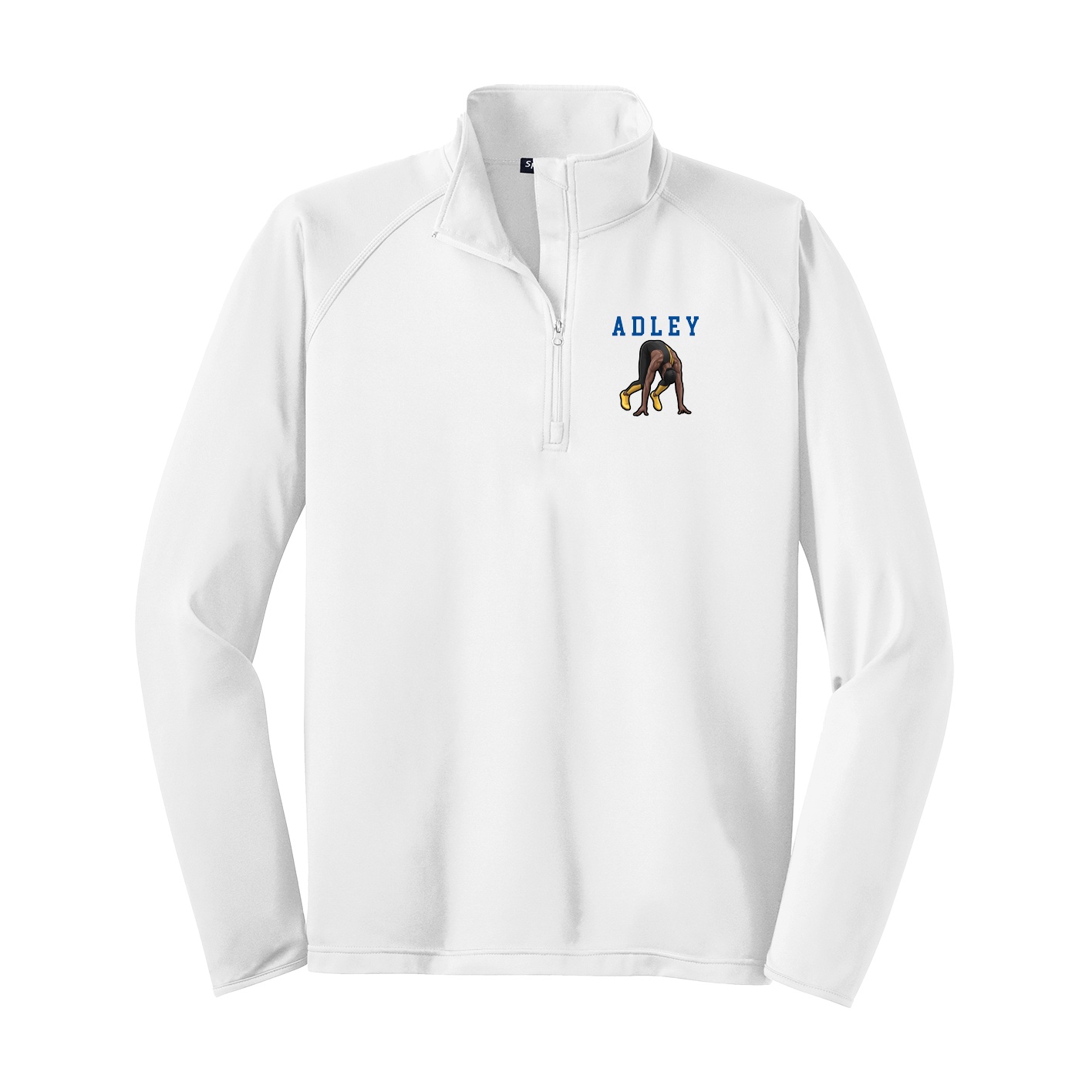 Q-Zip Pullover — Shirsey in White