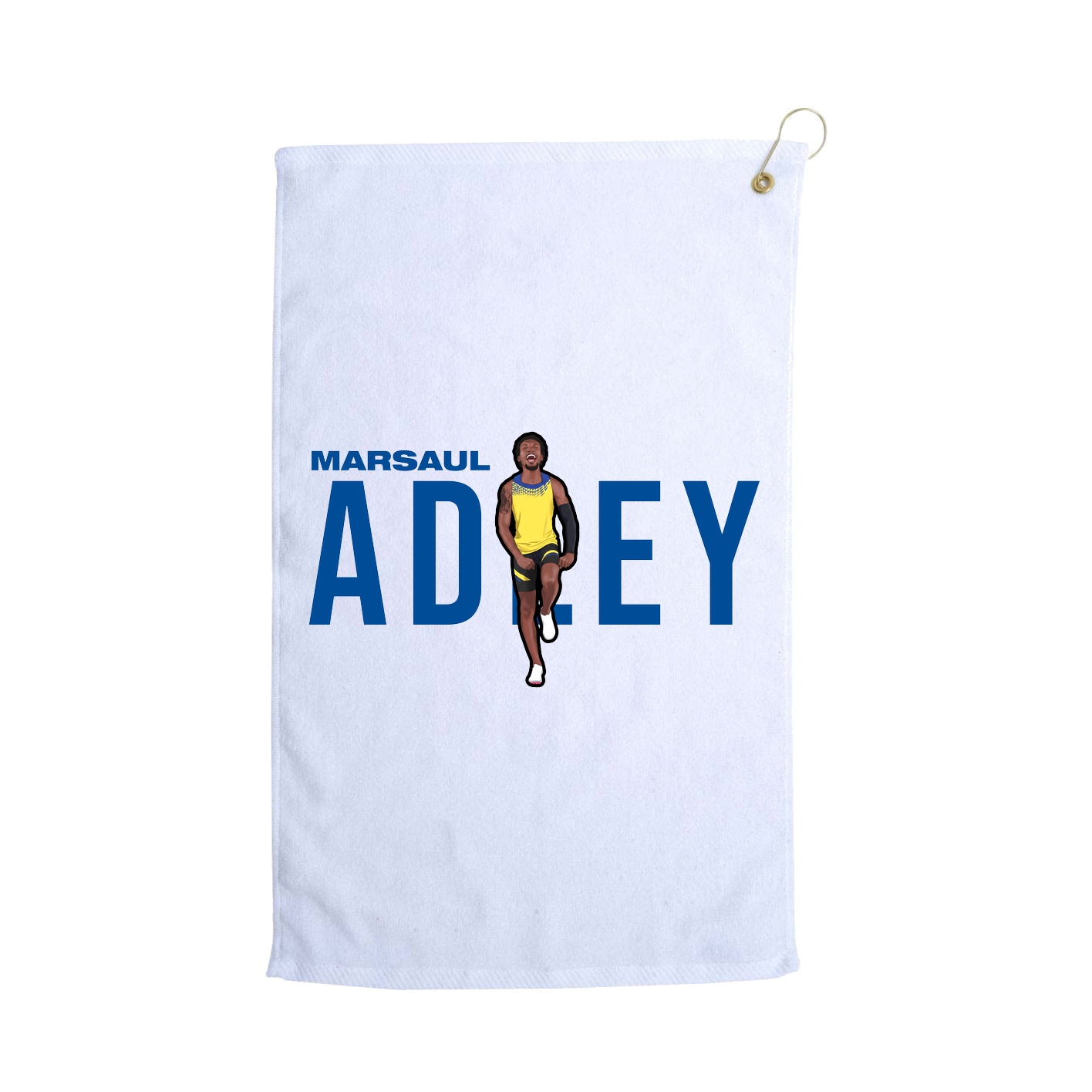 Golf Towel — Player Name in White