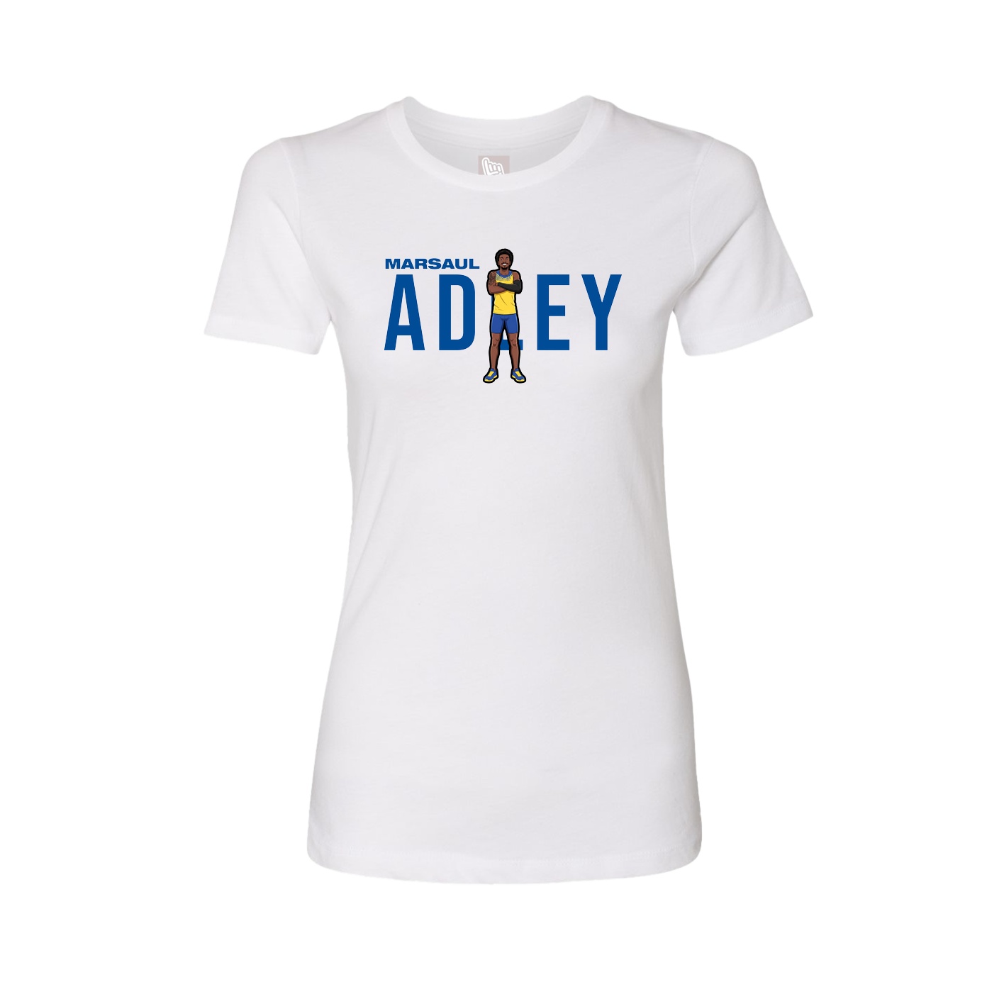 Womens Tee — Player Name in White