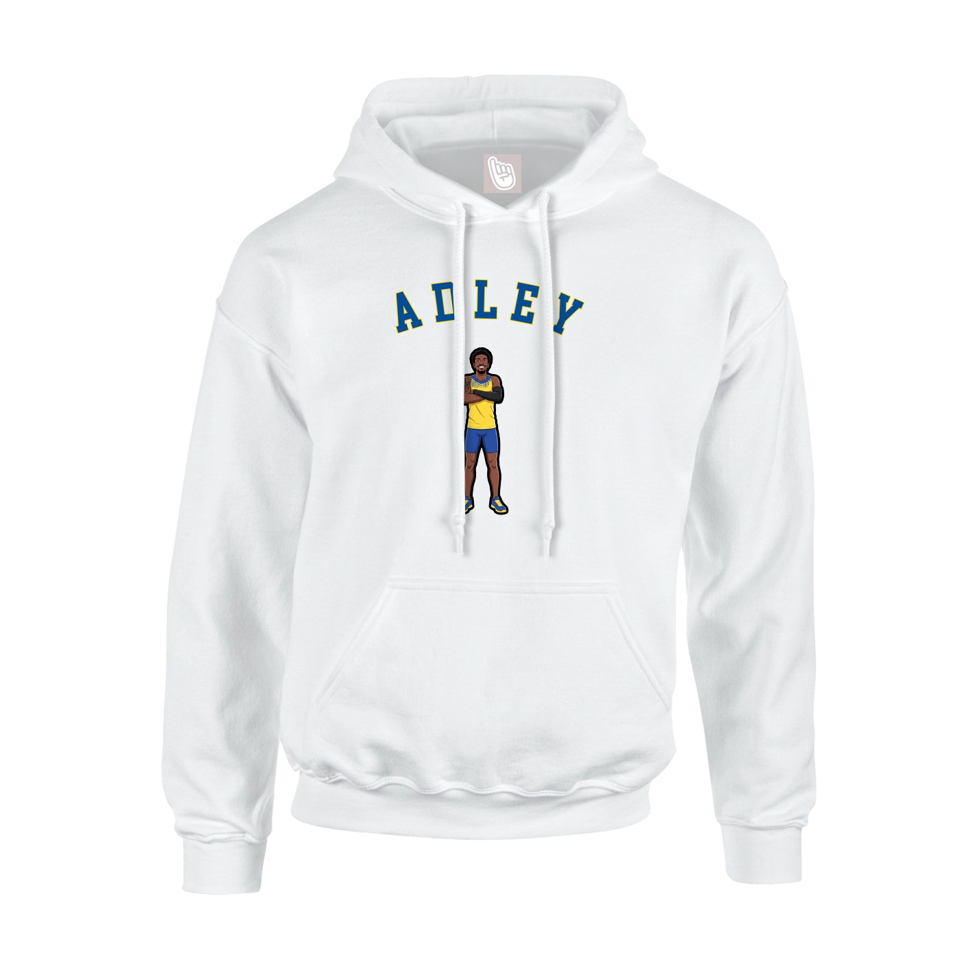 Youth Hoodie — Shirsey Arch in White