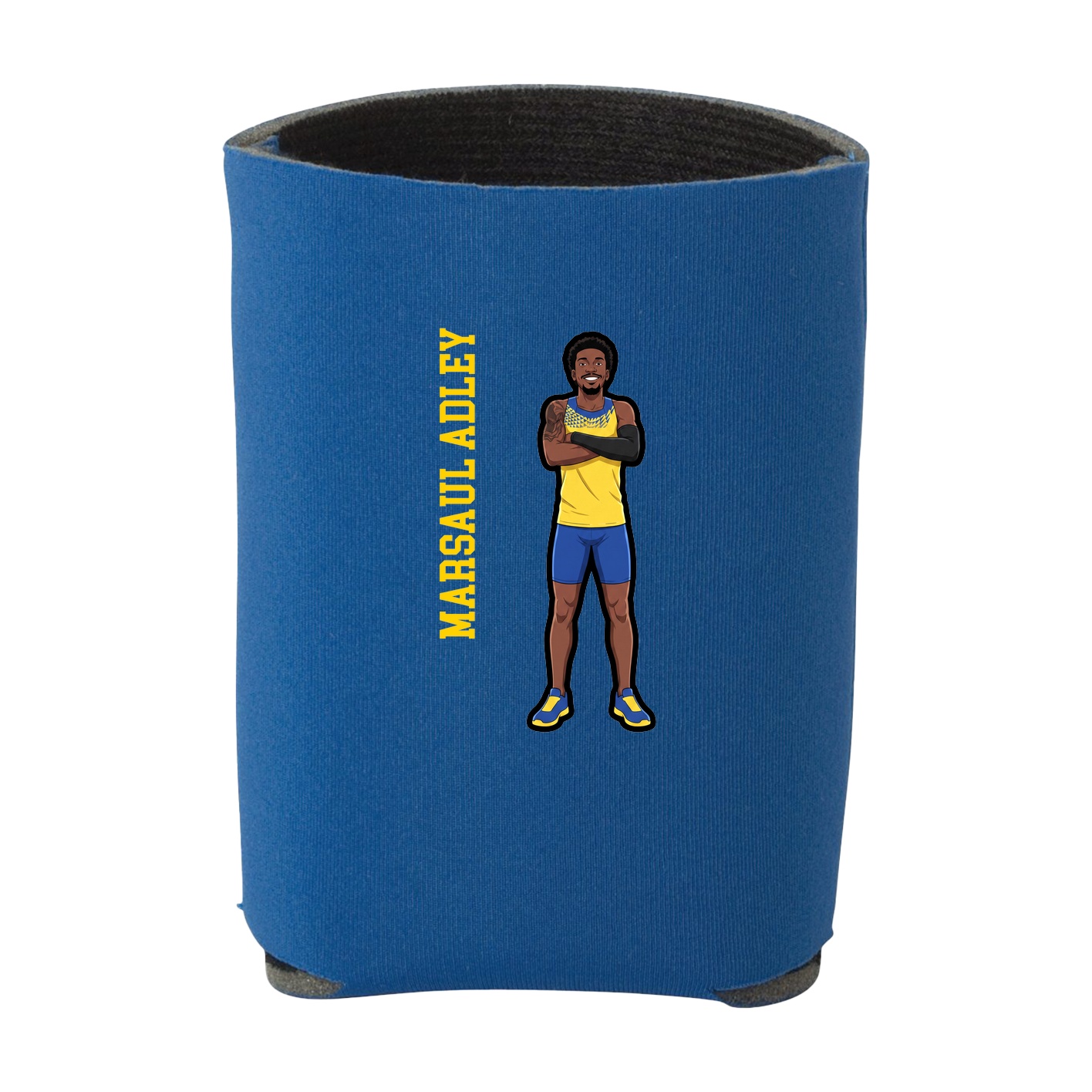 Can Holder — Name Vertical in Royal