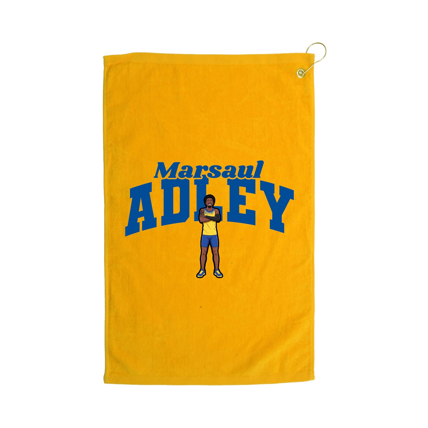 Golf Towel — Signature Arch in Gold