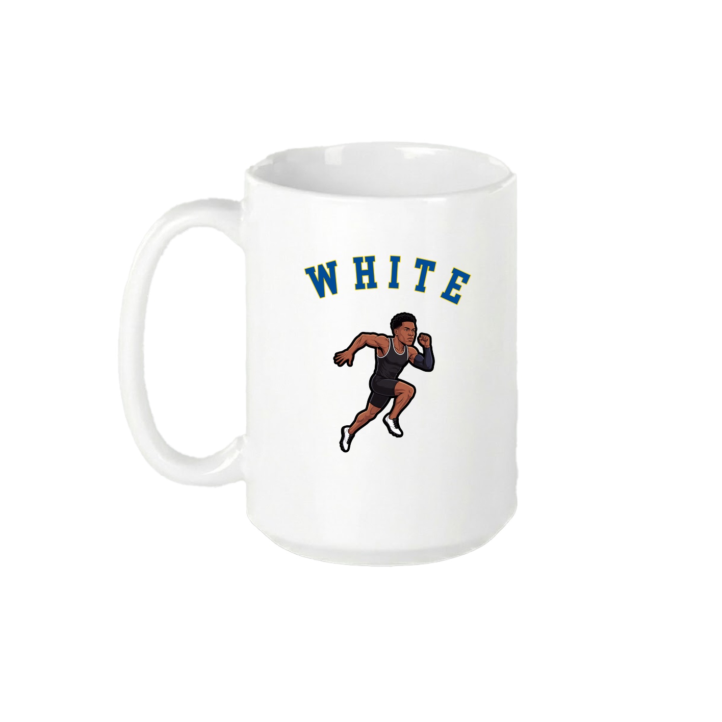 15oz Coffee Mug — Shirsey Arch in White